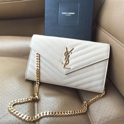 ysl white flap bag|where are YSL Bag stores.